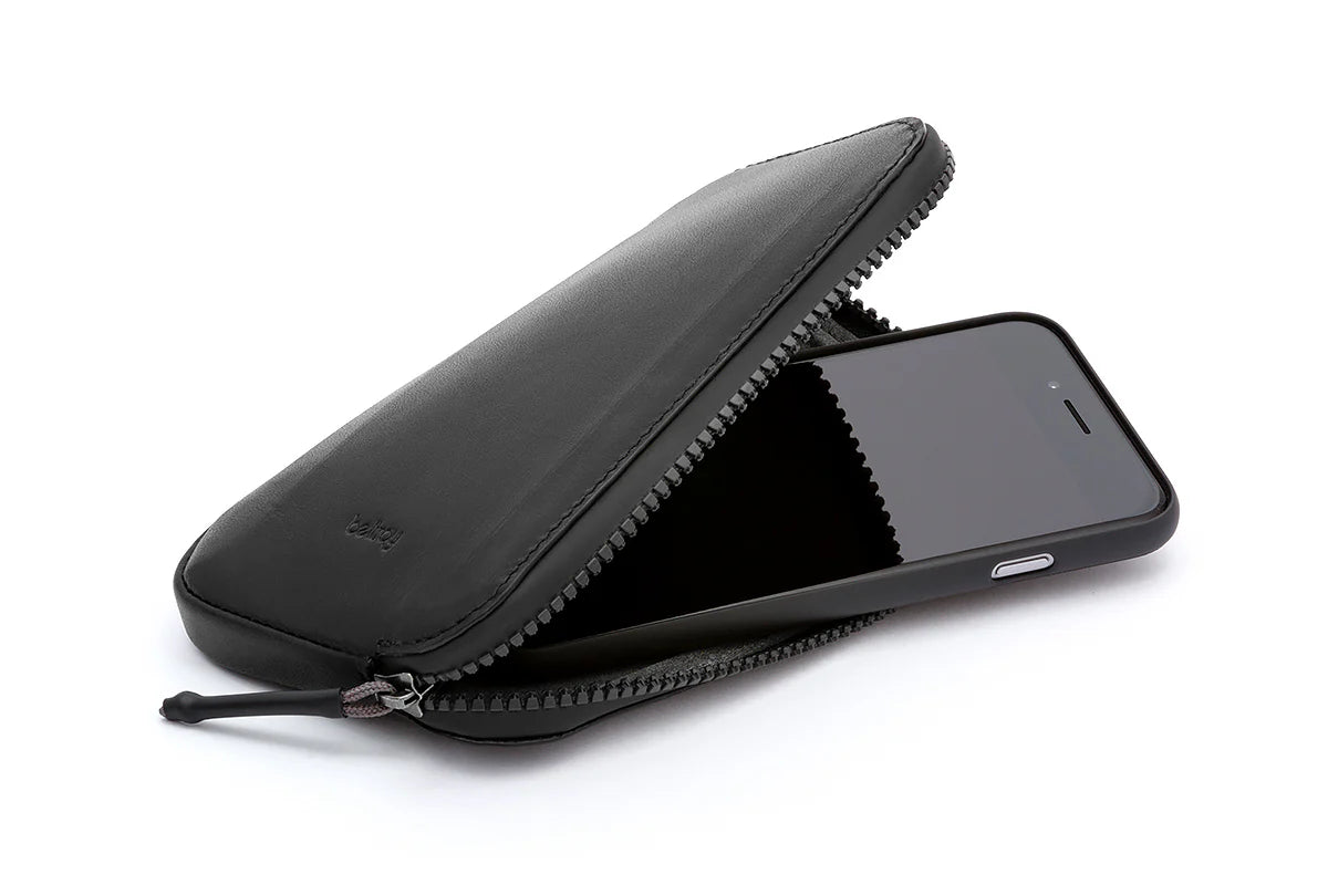 BELLROY All-Condition Phone Pocket Leather Charcoal