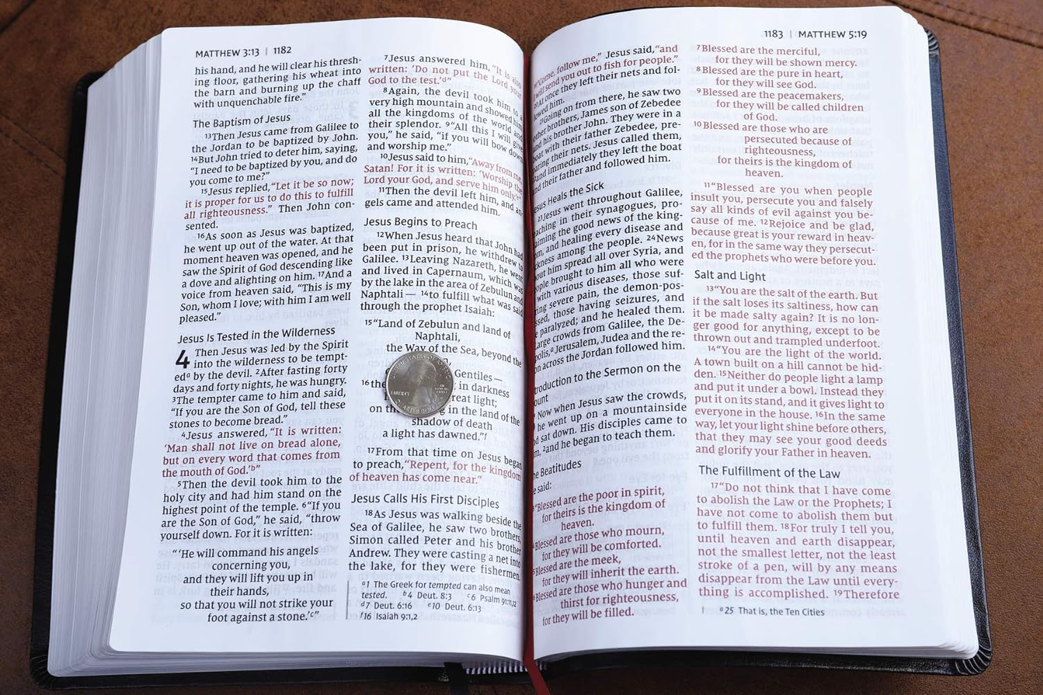 NIV - Thinline Bible, Giant Print, Bonded Leather, Black