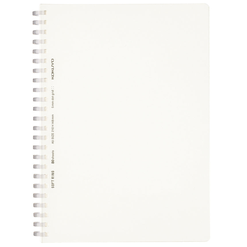 KOKUYO Soft Ring Clear A5 Dot Grid Ruled Notebook Default Title