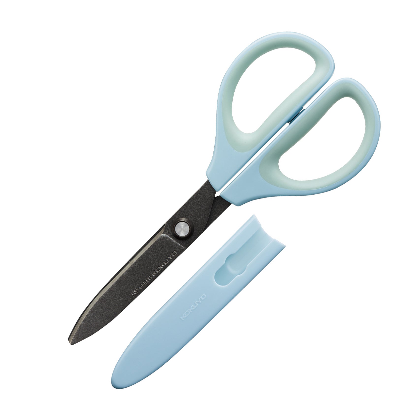 KOKUYO Saxa Scissors 17cm Glueless-Blue Default Title