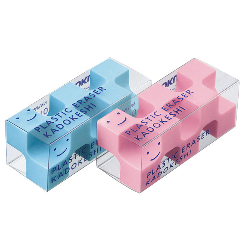 KOKUYO DA Kadokeshi Eraser S Blue & Pink Default Title