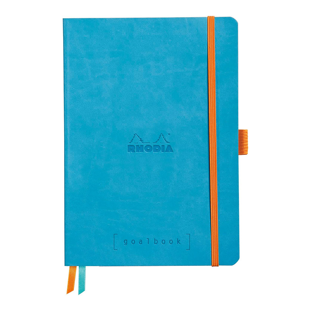 RHODIArama GoalBook A5 5x5 Sq Turquoise Blue