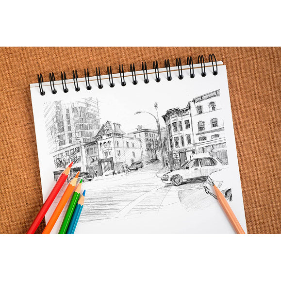 CLAIREFONTAINE Sketch Wirebound A5 90g 100s Ivory Default Title