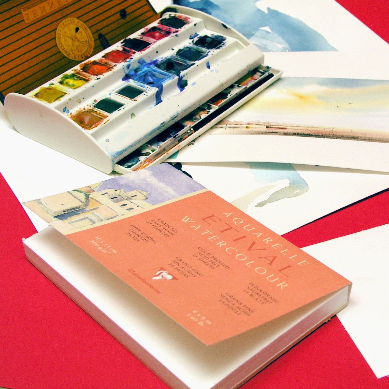 CLAIREFONTAINE Etival 4 Sides Cold Pressed 300g 24x30cm 25s Default Title