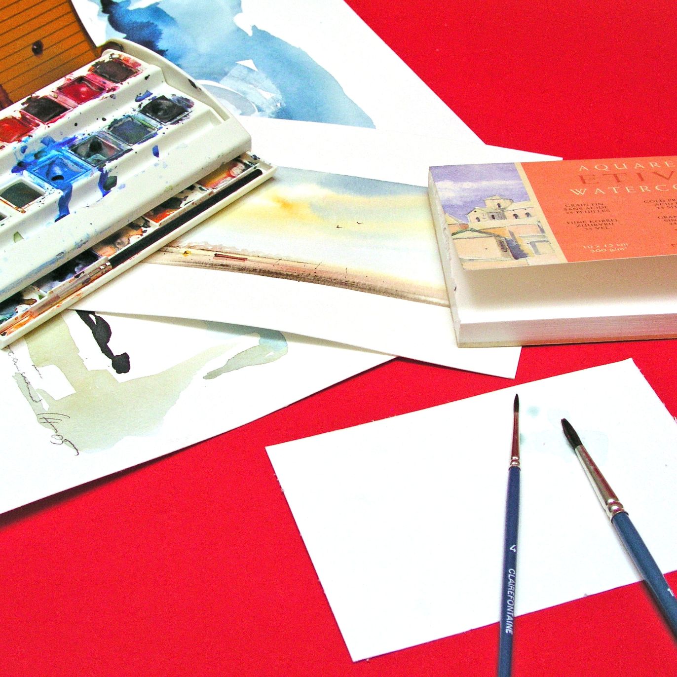 CLAIREFONTAINE Etival 4 Sides Cold Pressed 300g 24x30cm 25s Default Title