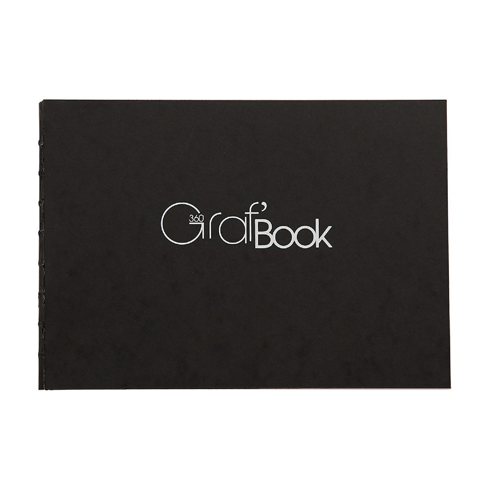 CLAIREFONTAINE Graf Book 360 Raw Bind L15.2x21cm 100g Default Title