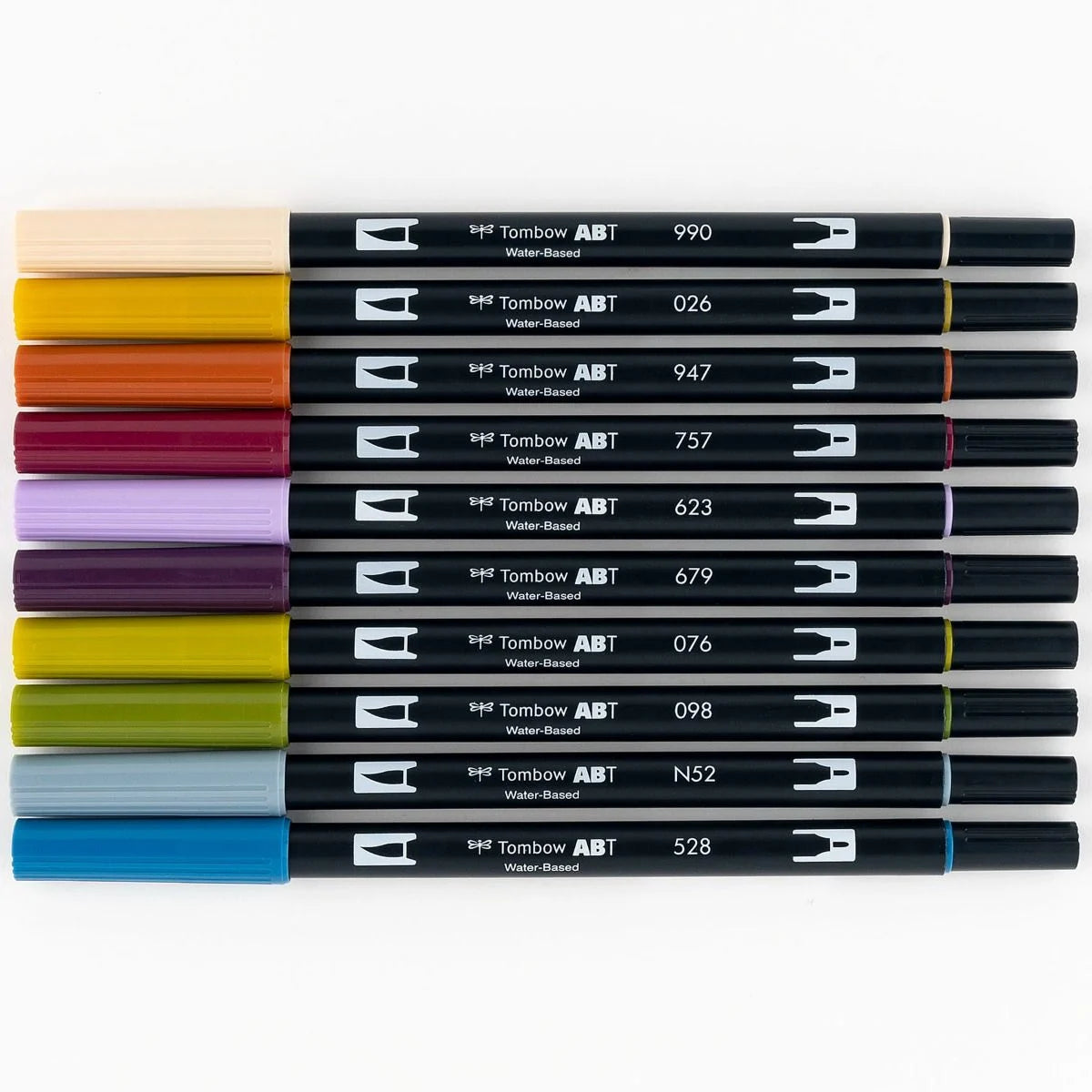 TOMBOW ABT Dual Brush Pen Set 10s Muted