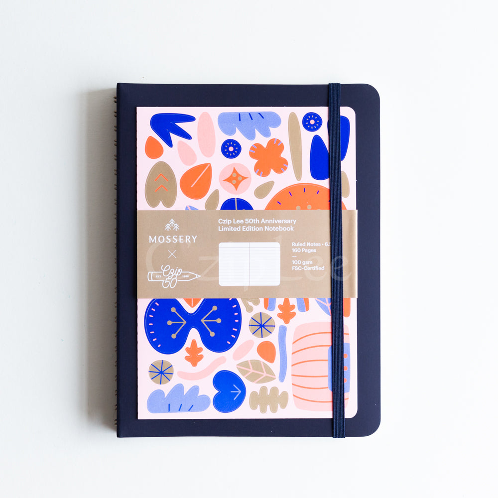 MOSSERY x Czip50 Dark Blue Ruled Notes