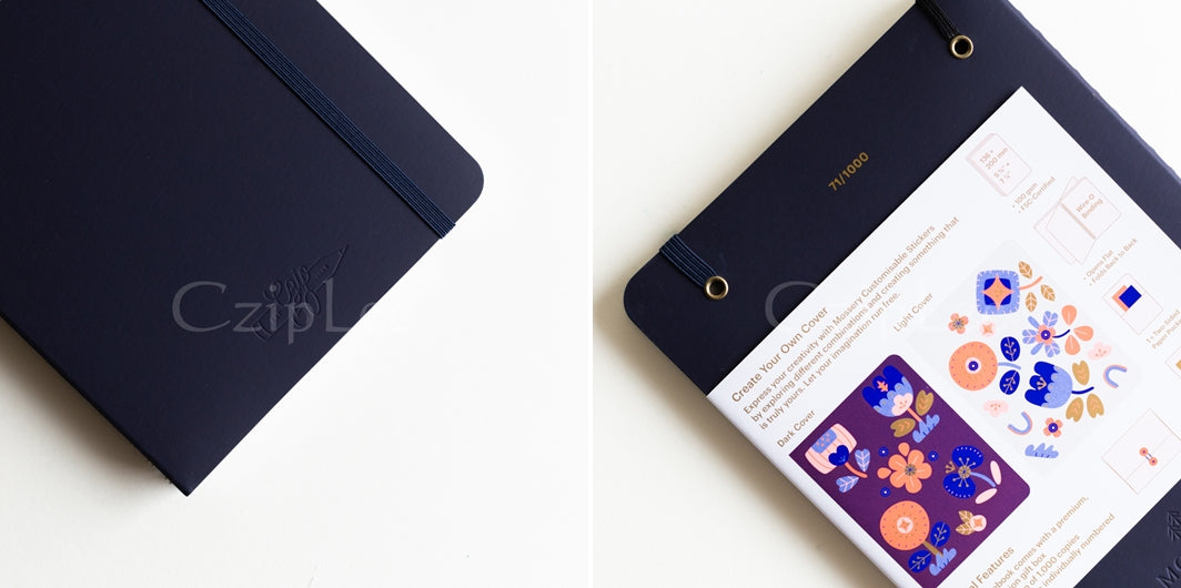 MOSSERY x Czip50 Dark Blue Ruled Notes