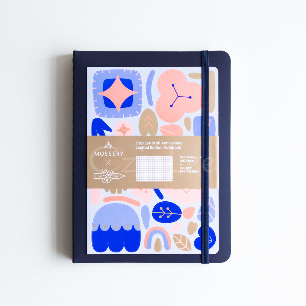 MOSSERY x Czip50 Dark Blue Grid Notes 1218815