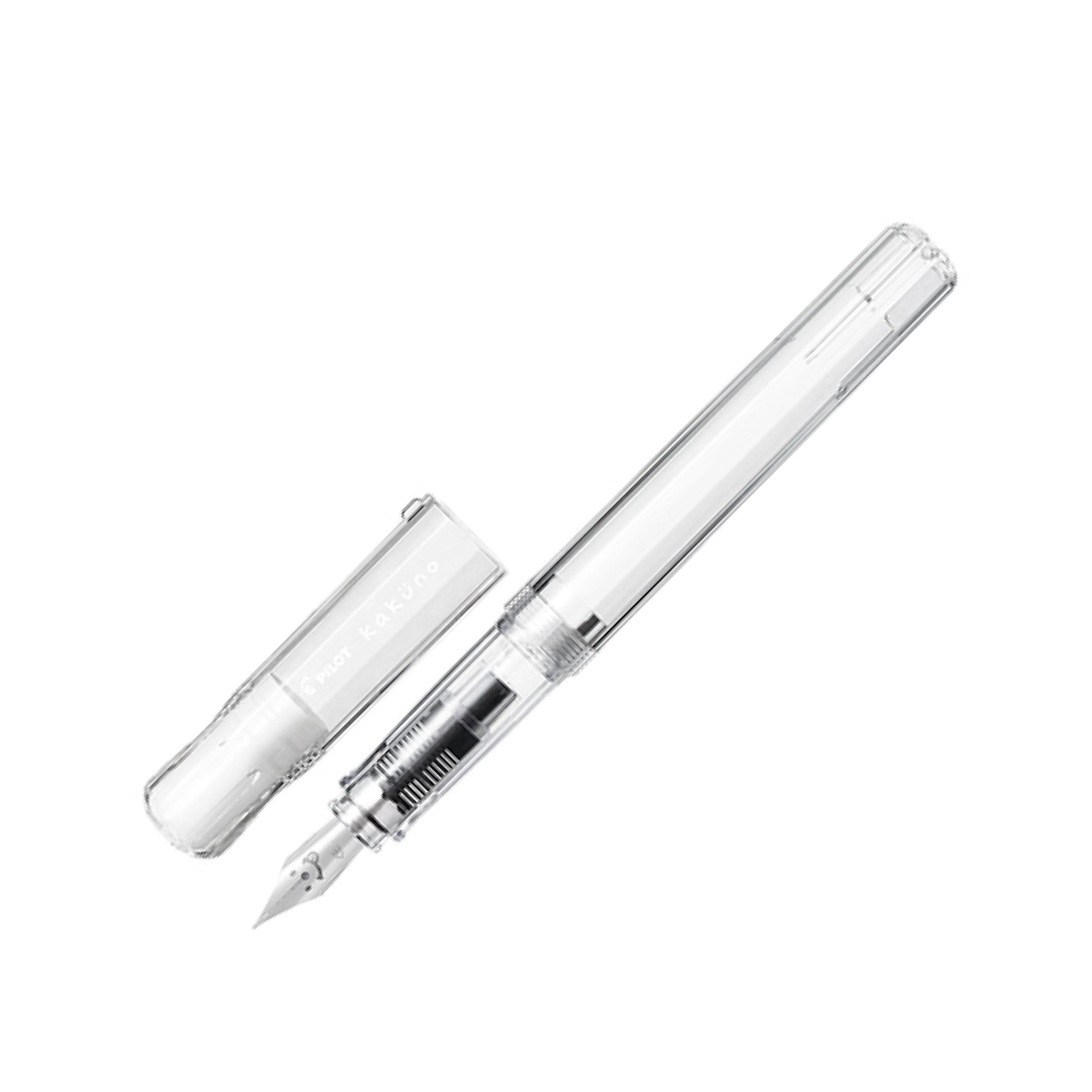 PILOT Kakuno Fountain Pen-Fine Clear