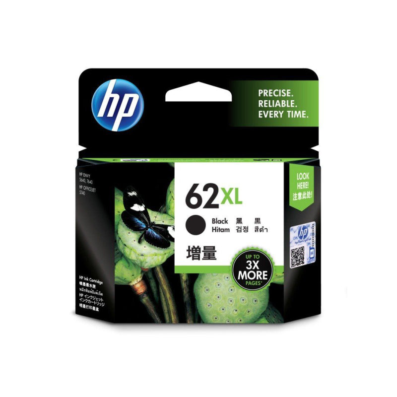 HP Ink Cartridge 62XL Black Default Title