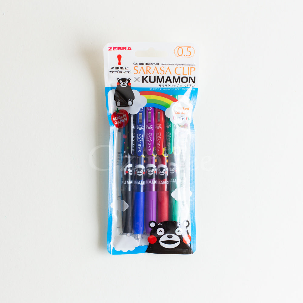 ZEBRA Sarasa Clip LE Kumamon 0.5mm 5 Col Set