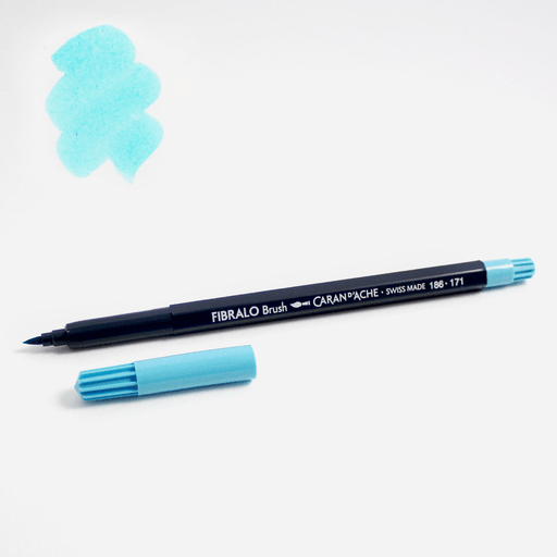 CARAN D'ACHE Fibralo Brush Turquoise Blue