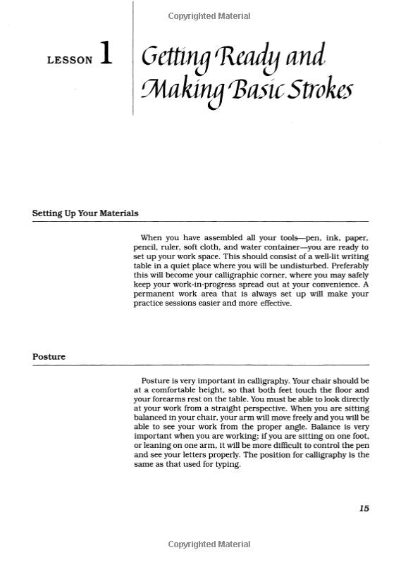 Calligraphy in 10 Easy Lessons ELEANOR WINTERS Default Title