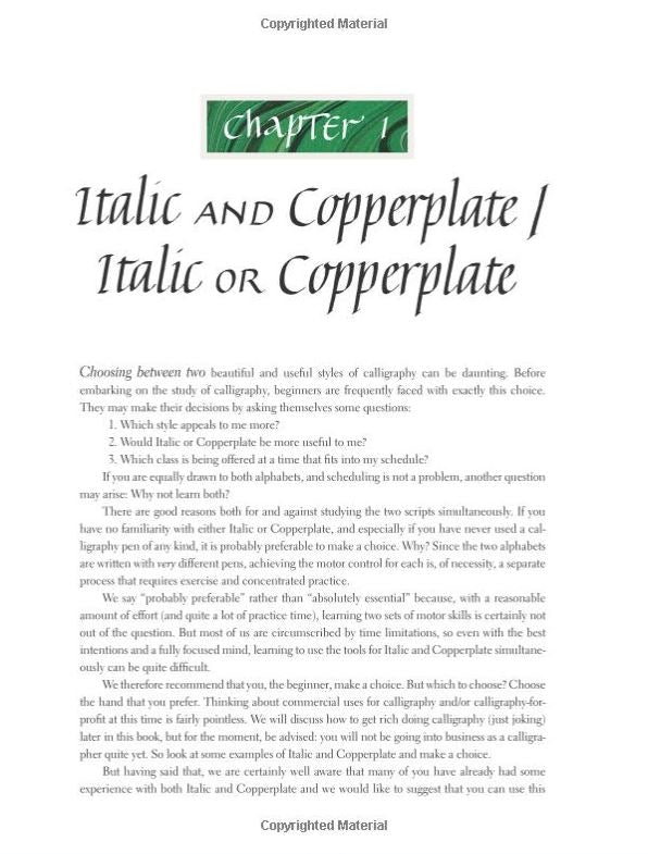 Italic & Copperplate Calligraphy ELEANOR WINTERS Default Title