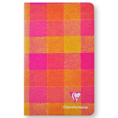 CLAIREFONTAINE Madras 11x17cm Ruled Yellow-Pink Default Title
