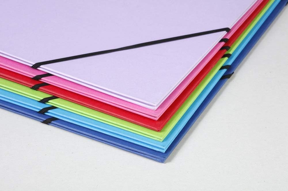 CLAIREFONTAINE Grey Art Folders w/Elastics 37x52cm