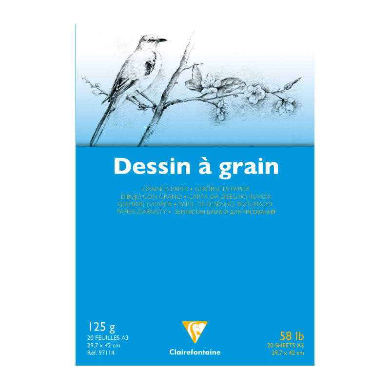 CLAIREFONTAINE Drawing Paper Pad 160g 29.7x42cm 20s