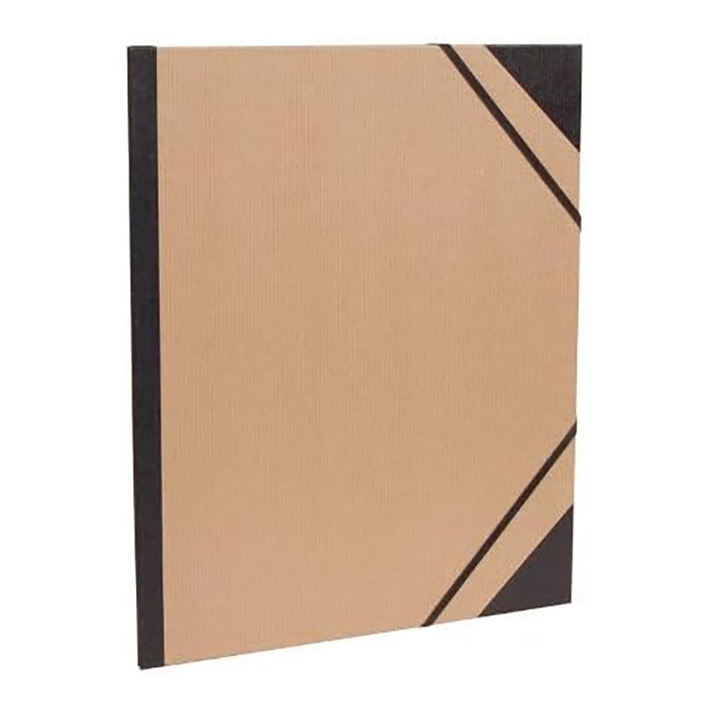 CLAIREFONTAINE Kraft Art Folders With Elastics A4+ 26x33cm Brown