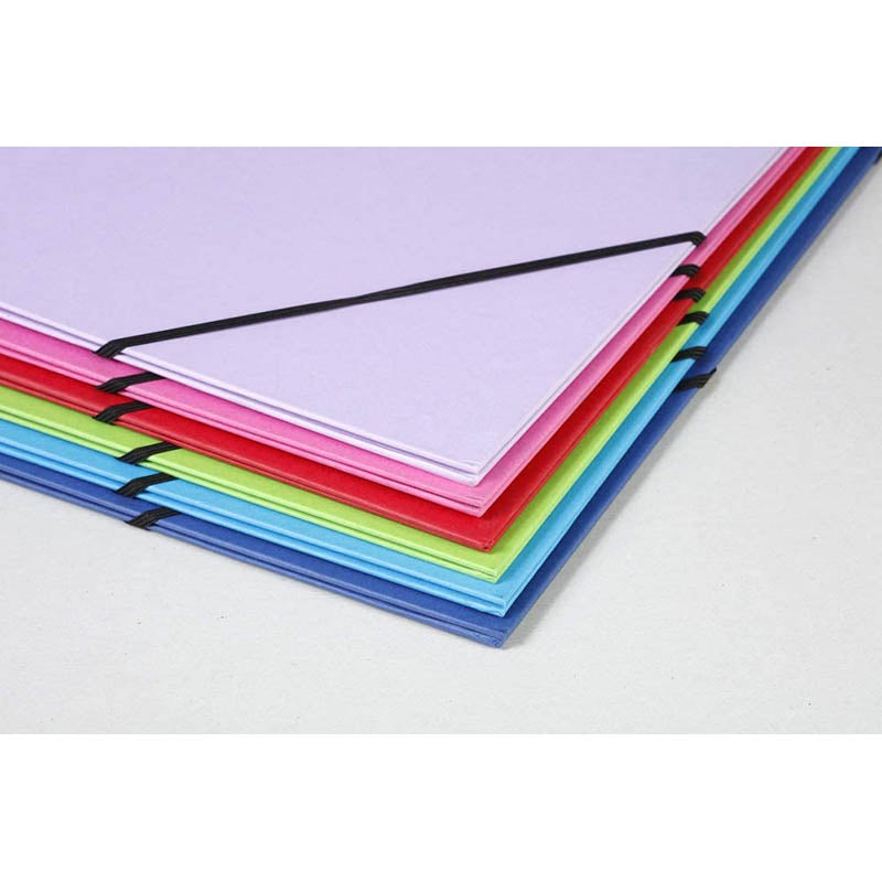 CLAIREFONTAINE Kraft Art Folders With Elastics A2 47x62cm Black Default Title