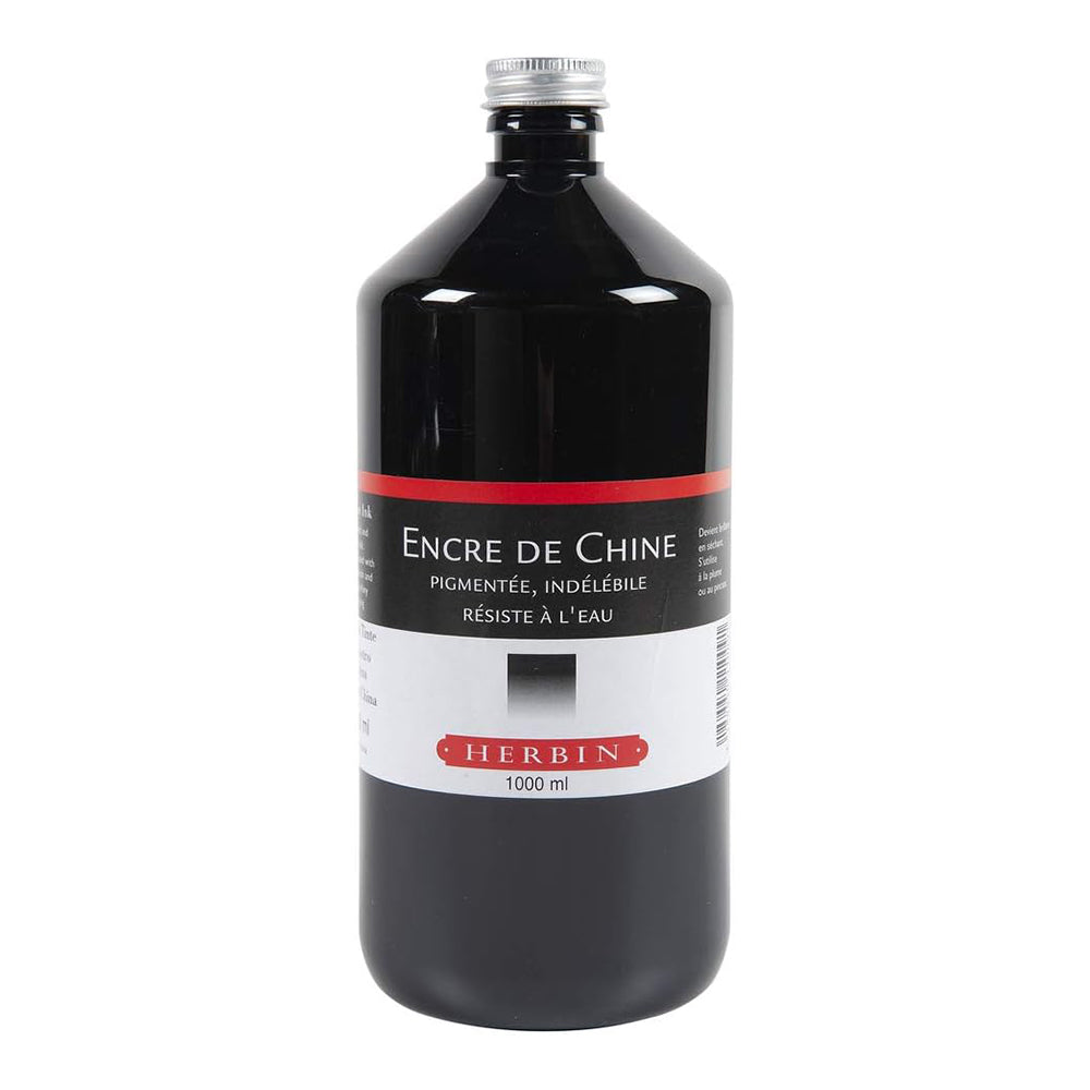 JACQUES HERBIN Indian Ink 1000ml Black