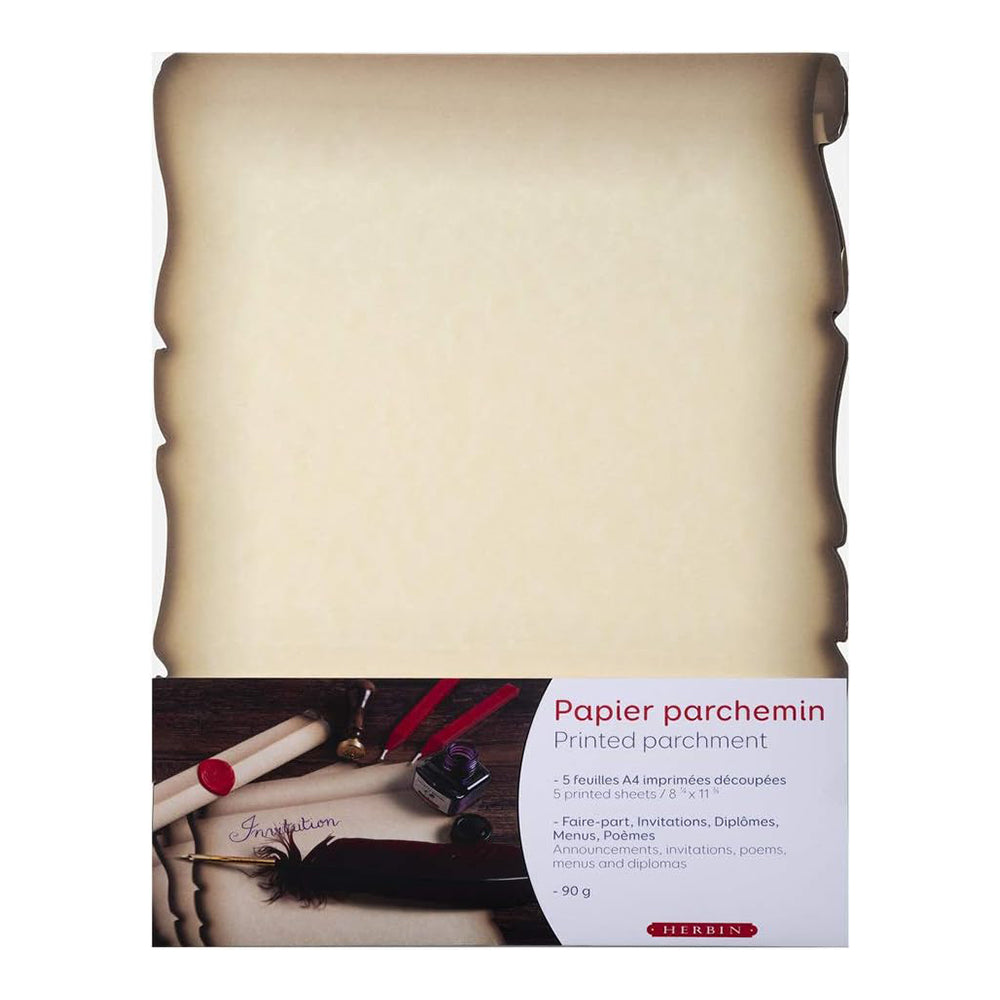 BRAUSE 5 Sheets of Printed Parchment Paper