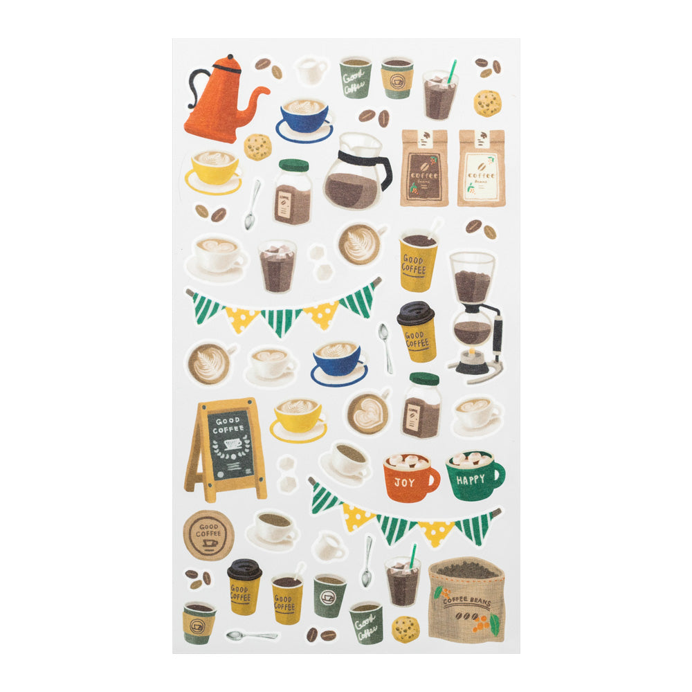 MIDORI Sticker Marché 2374 Coffee