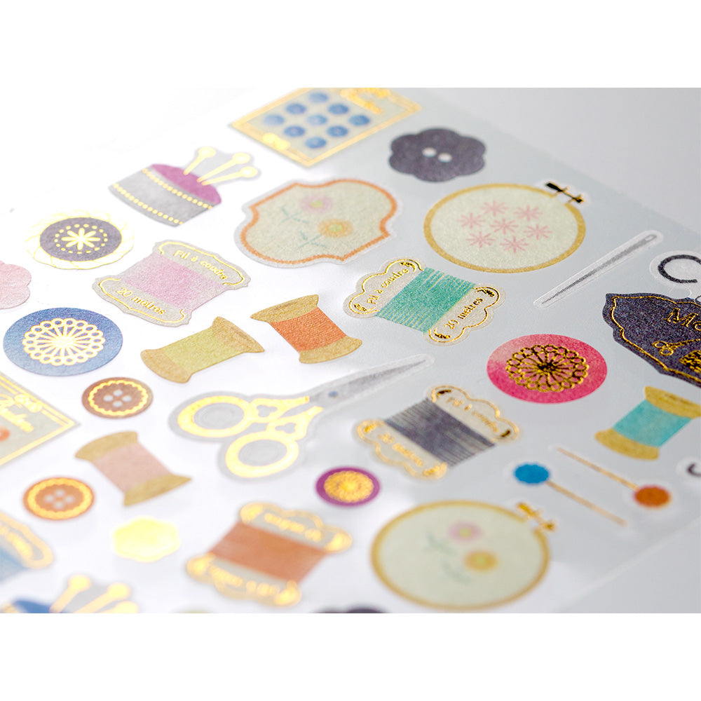 MIDORI Sticker Marché 2381 Sewing Set