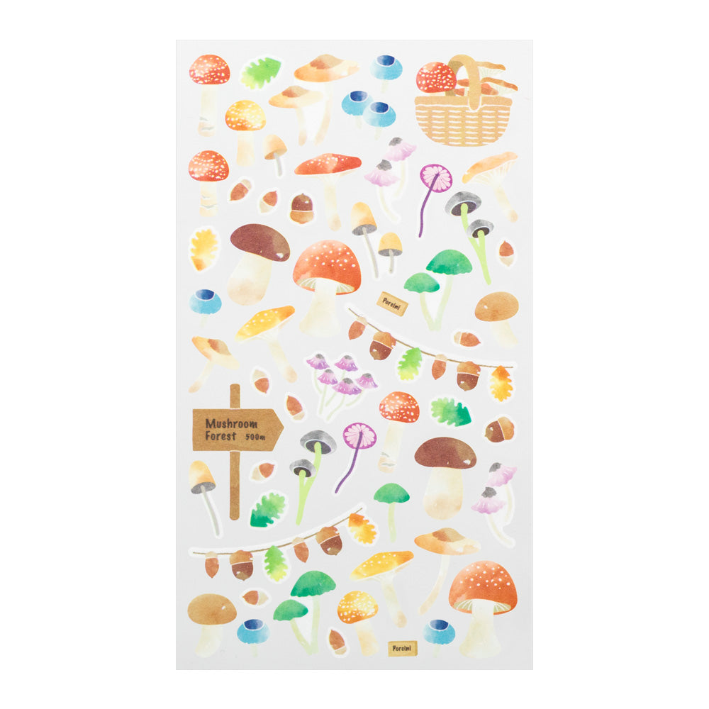 MIDORI Sticker Marché 2366 Mushroom