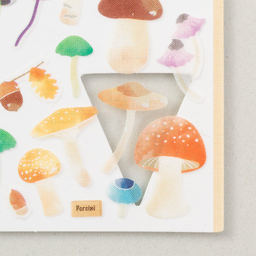 MIDORI Sticker Marché 2366 Mushroom