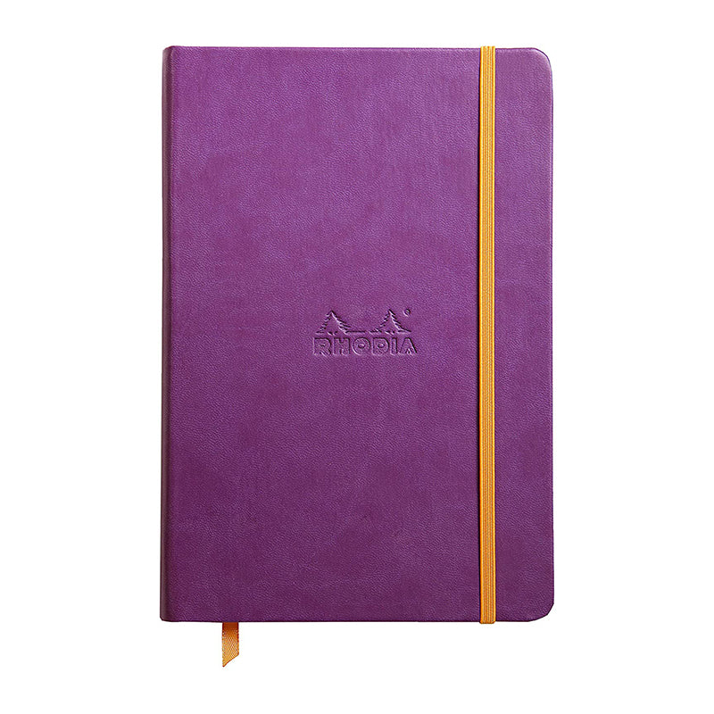 RHODIArama Webnotebook A5 Ivory Lined Hardcover-Purple Default Title