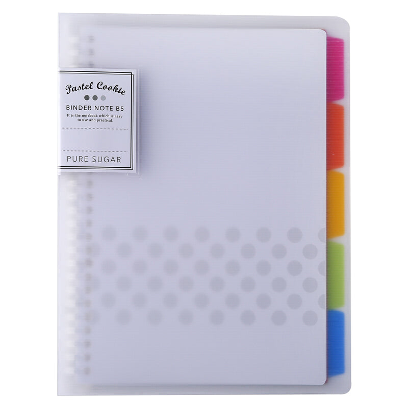 KOKUYO Pastel Cookie Binder Note B5 Pure Sugar Default Title