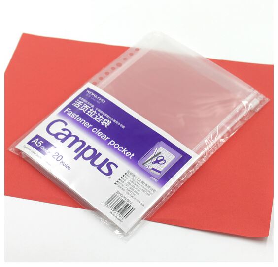 KOKUYO Campus Loose-Leaf Fastener Clear Pocket B5 Default Title