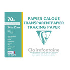 CLAIREFONTAINE Superior Tracing Paper 70/75g 24x32cm 10 sheets Default Title
