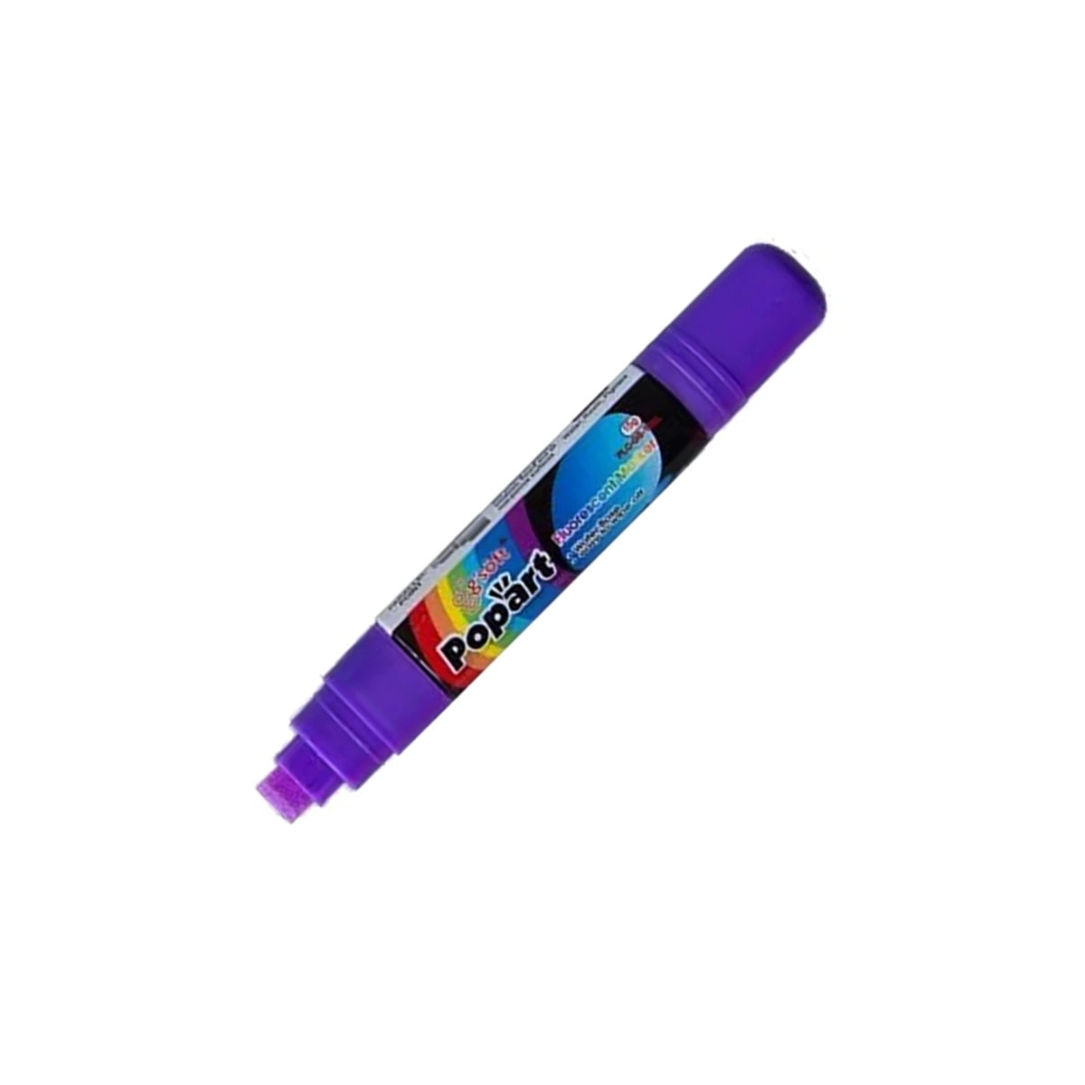 POP ART Fluorescent Marker-Parallel-Purple