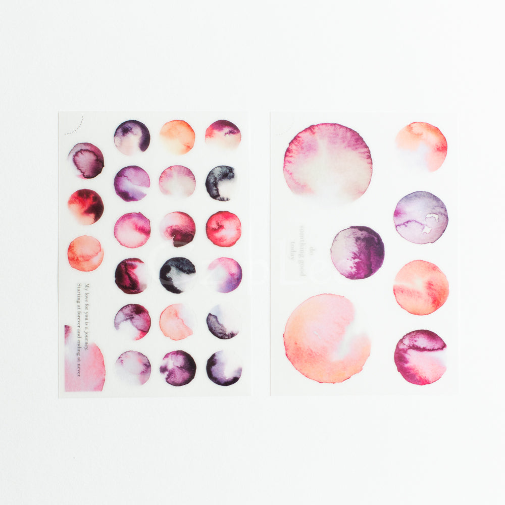 MU Print-On Sticker 2s 041-Red Wine