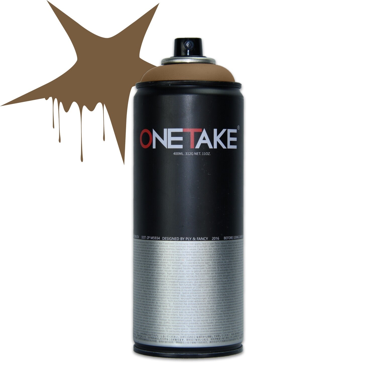 ONETAKE Spray Paint 400ml Deep Walnut 320-6