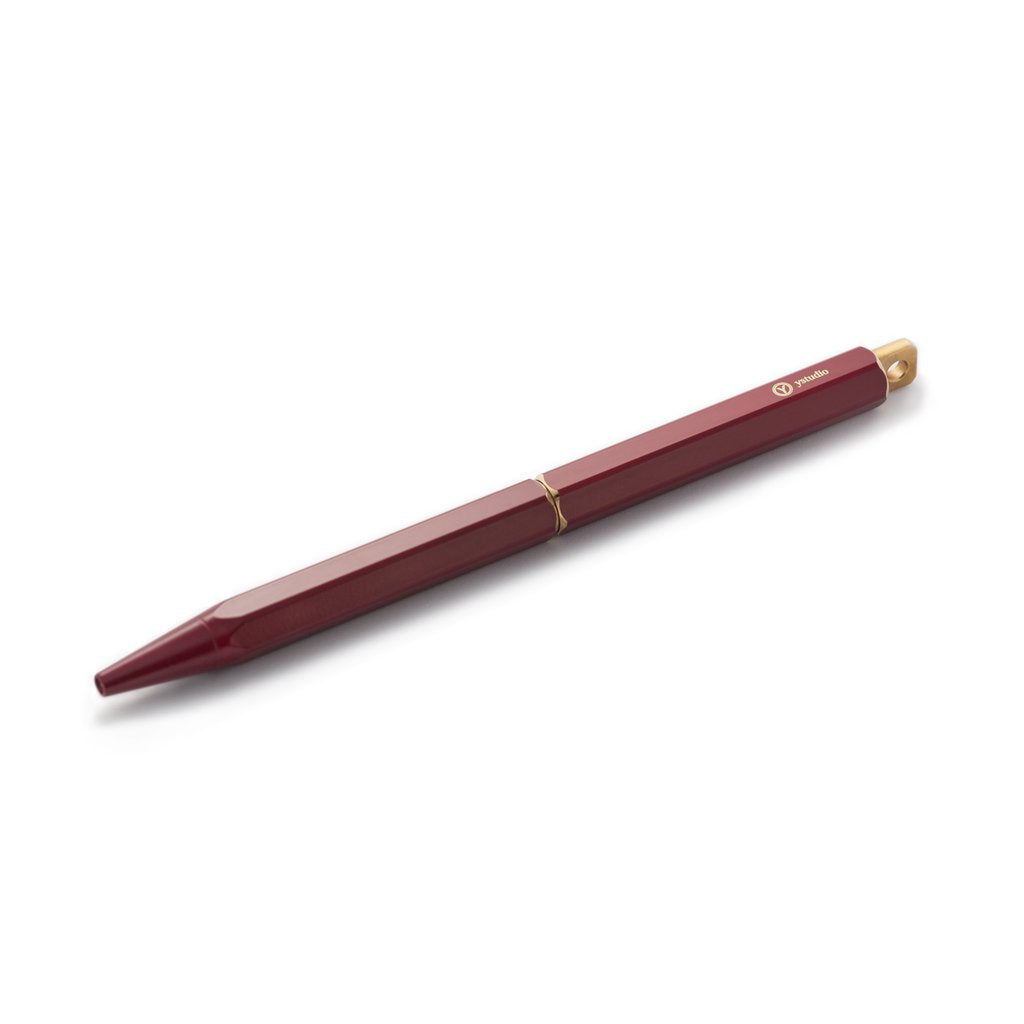 YSTUDIO Brassing-Portable Ball Pen Red