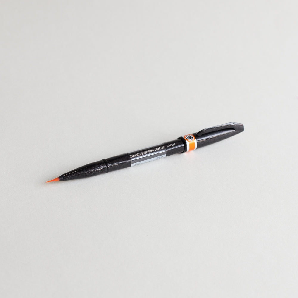 PENTEL Brush Sign Pen Artist UF-Orange