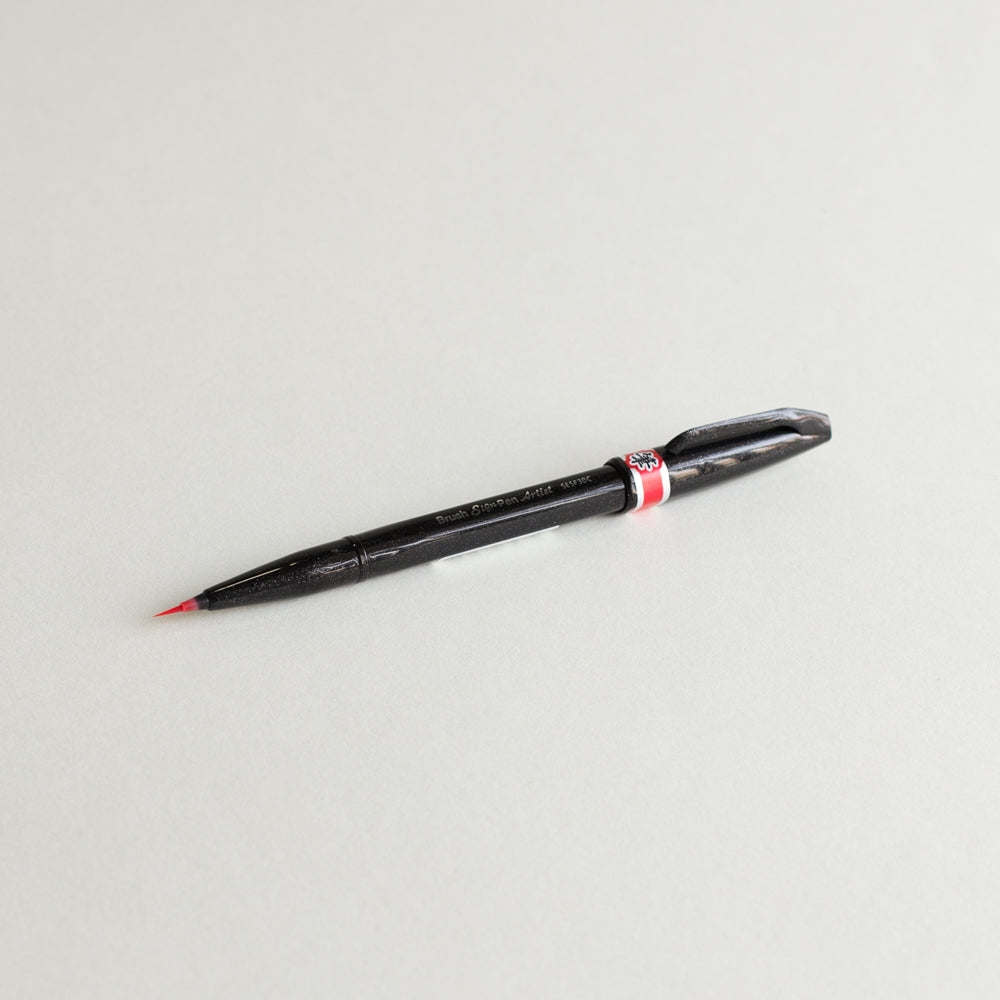 PENTEL Brush Sign Pen Artist UF-Red
