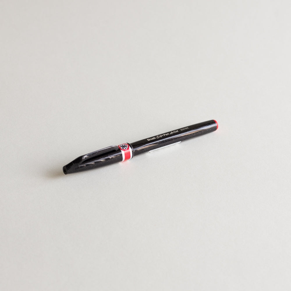 PENTEL Brush Sign Pen Artist UF-Red