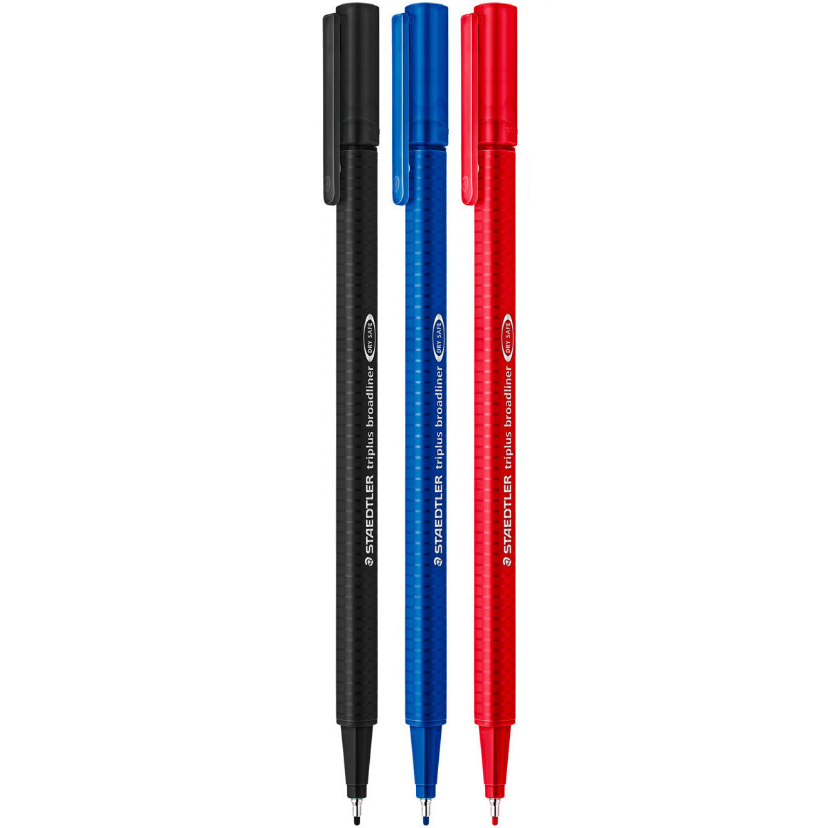 STAEDTLER triplus broadliner 338 3s Bk/Bl/Rd