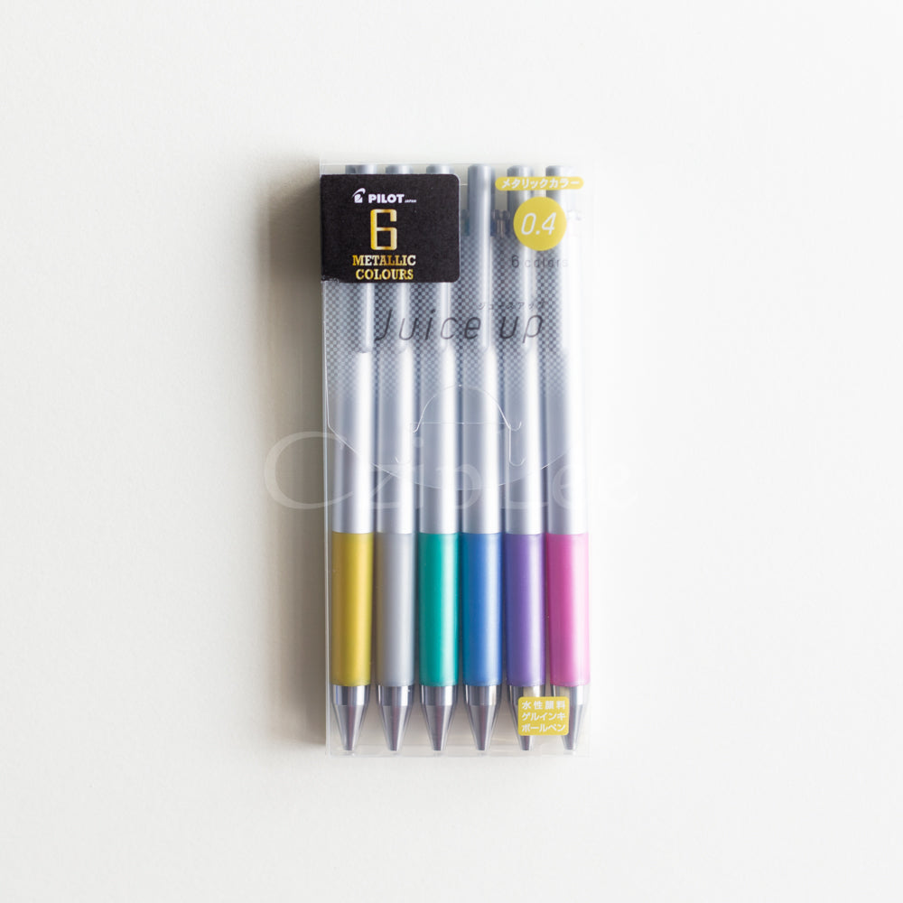 PILOT Juice up Gel Pen 0.4mm Metallic 6/Set