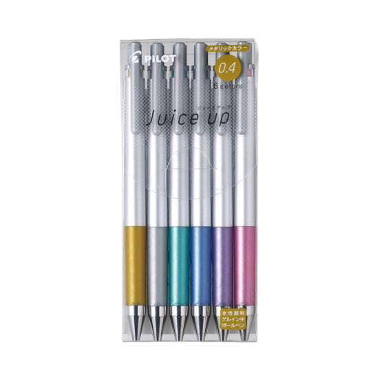 PILOT Juice up Gel Pen 0.4mm Metallic 6/Set