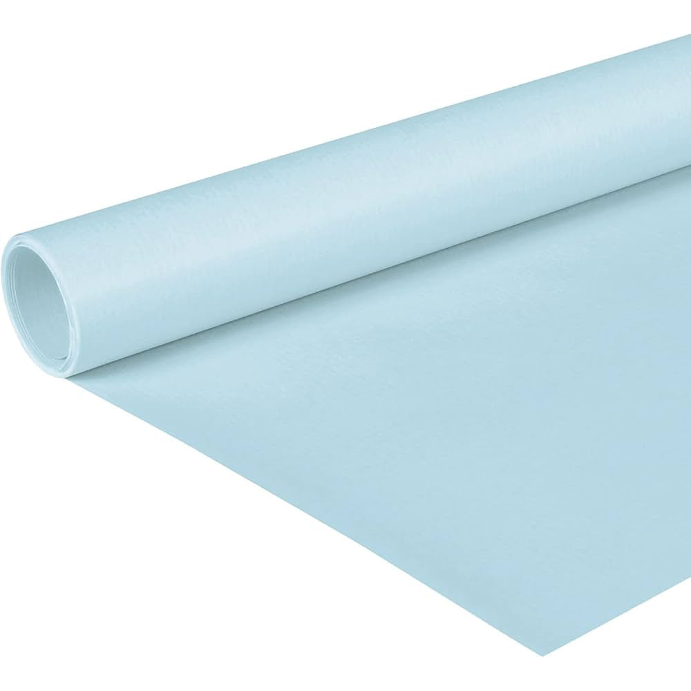CLAIREFONTAINE Kraft Paper Roll 65g 0.7x3m Ribbed-Sky Blue