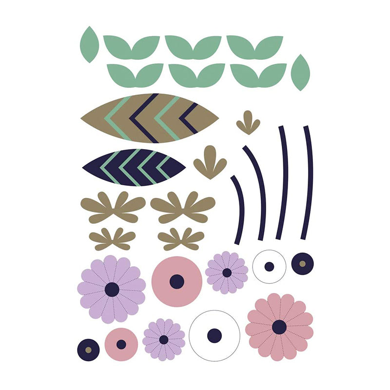 CLAIREFONTAINE Alliance Decorations to Cut A4 5s Flowers Default Title