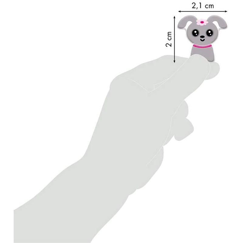 MAILDOR 3D Stickers Cooky Little dogs 1s