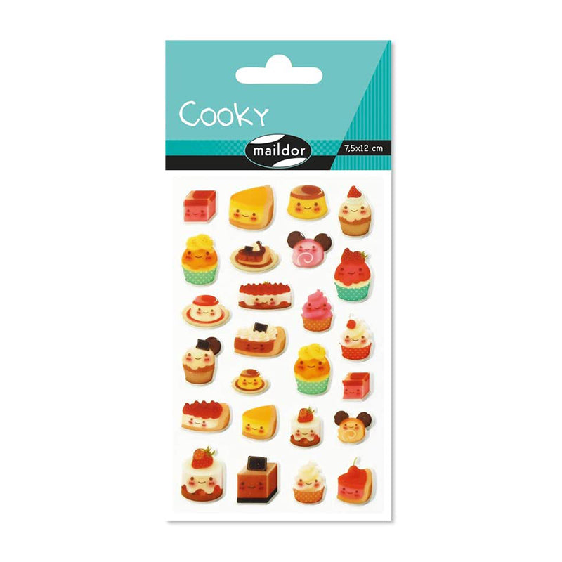 MAILDOR 3D Stickers Cooky Kawaï Cakes 1s Default Title