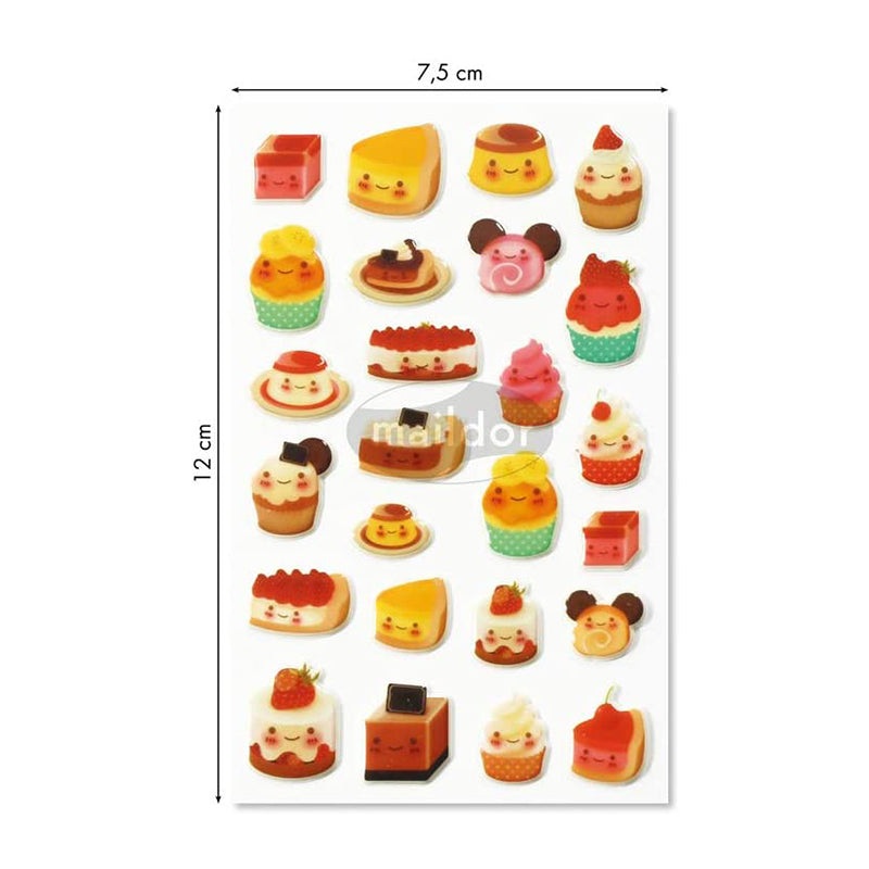 MAILDOR 3D Stickers Cooky Kawaï Cakes 1s Default Title